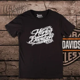 Прикольные футболки: Harley Davidson 025 Black